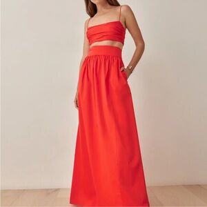 Reformation Carlow Two-Piece Paprika